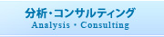 分析・コンサルティング 